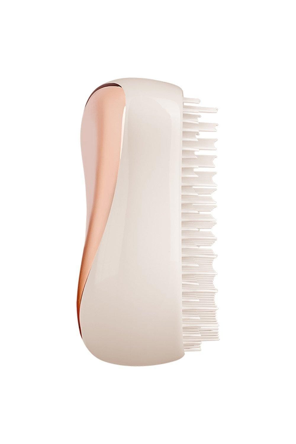 Tangle Teezer Compact Styler Detangling Hairbrush - Rose Gold Ivory Gold image 2