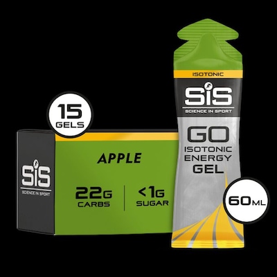 Science in Sport GO Isotonic Energy 60ml Gel - Apple - 15 Pack