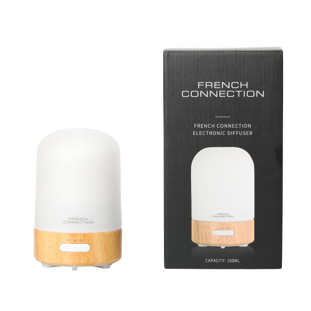 French Connection Ultrasonic LED Light Essential Oil Diffuser 100ML image 3
