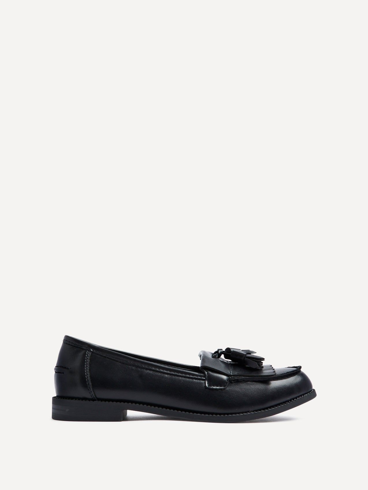 Linzi Rosemary Black Nappa Classic Slip On Loafer