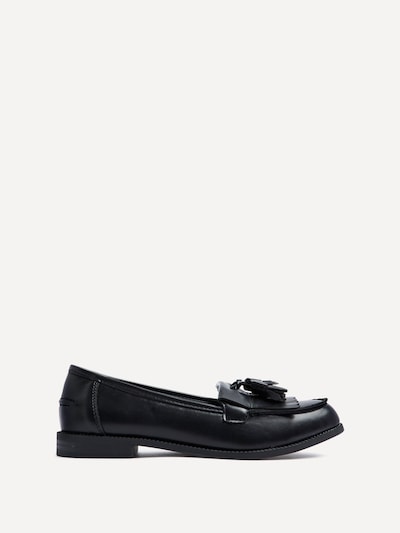 Linzi Rosemary Black Nappa Classic Slip On Loafer