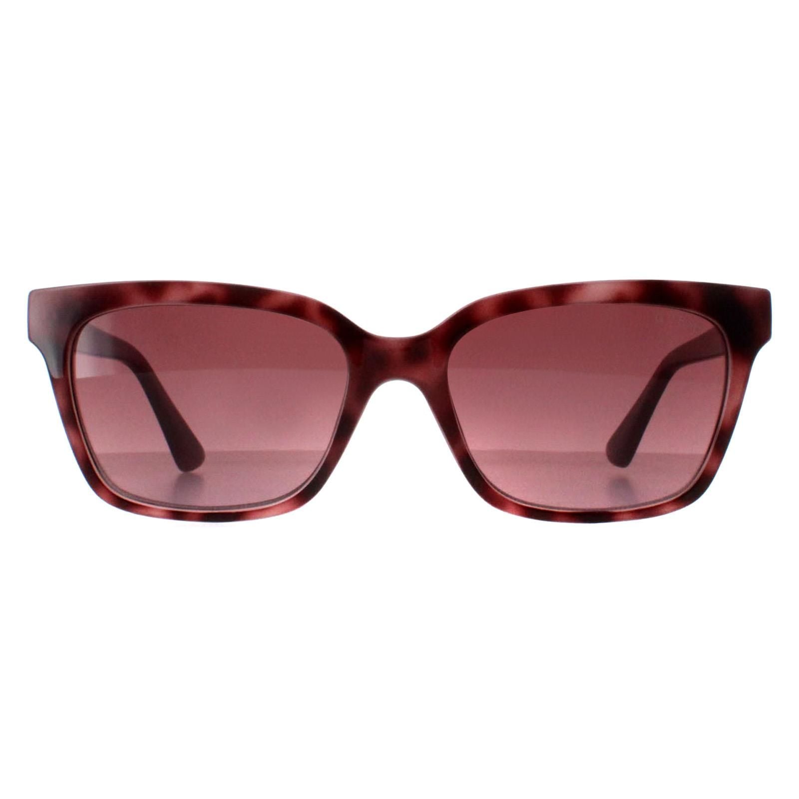Guess Rectangle Bordeaux Havana Bordeaux GU7869 image 1