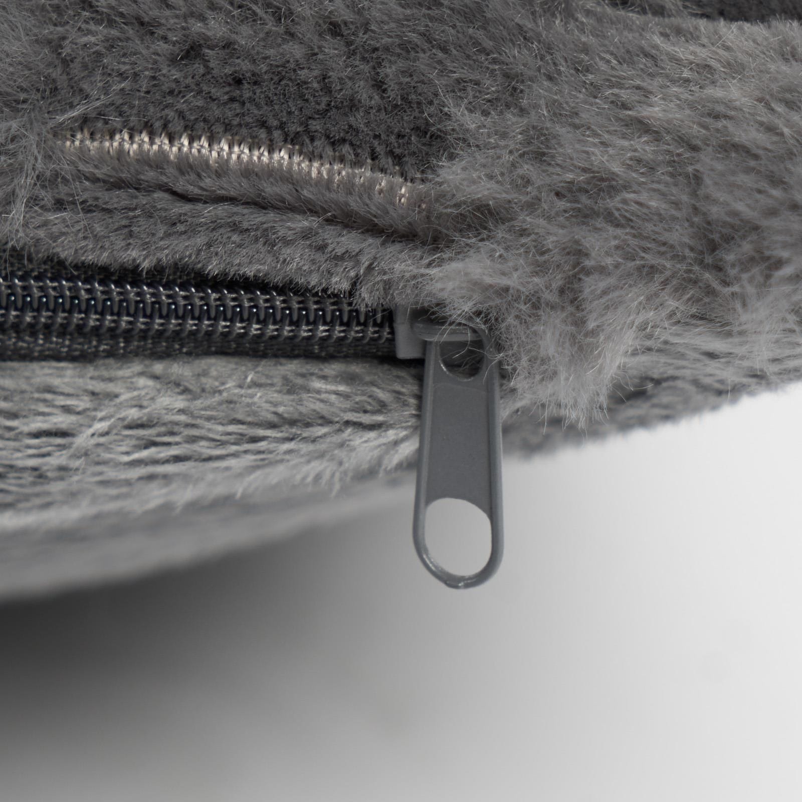 OHS 2 Pack Waffle Faux Fur Filled Cushion Covers - 45 x 45cm image 5