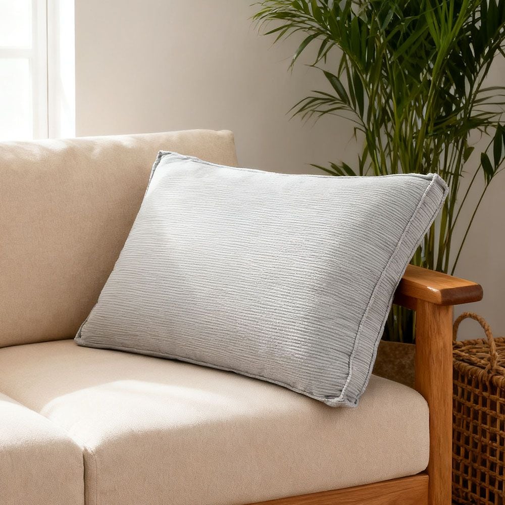Living and Home Soft Corduroy Bedside Headboard Pillow Reading image 1