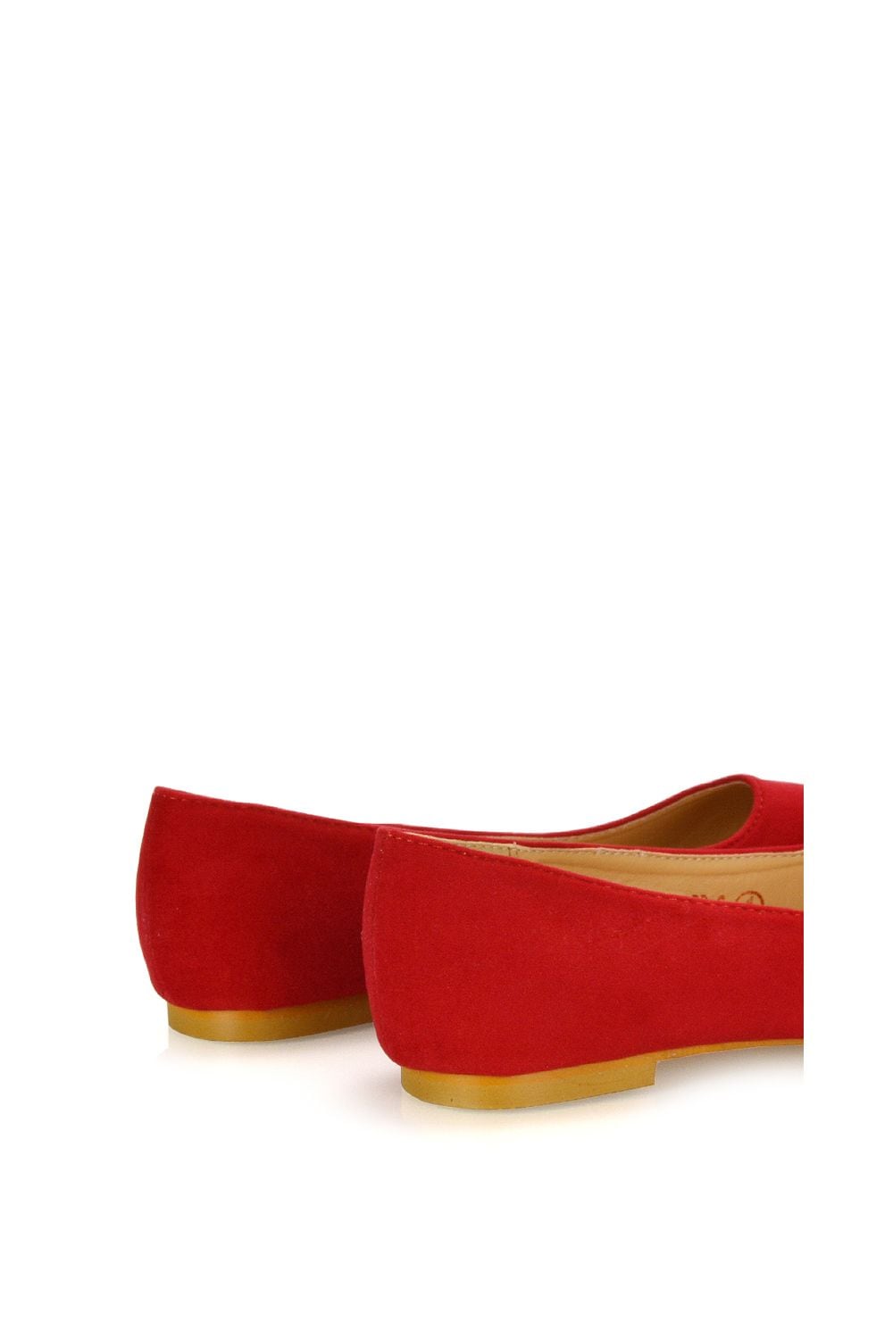 XY London 'Alessia' Flat Pointed Toe Low Heel Slip on Bridal Ballerina Pump Shoes image 5