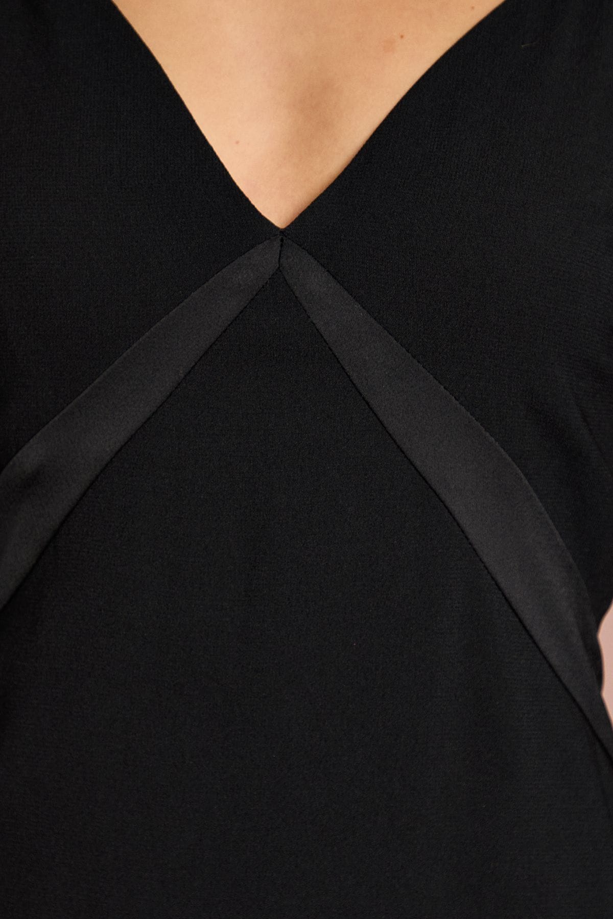 Coast Satin Strappy Maxi Bridesmaid Dress with Back Sash Detail Black image 5