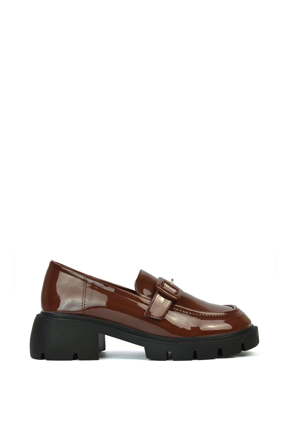 XY London 'Adelaide' Chunky Platform Block Heel Loafers image 1