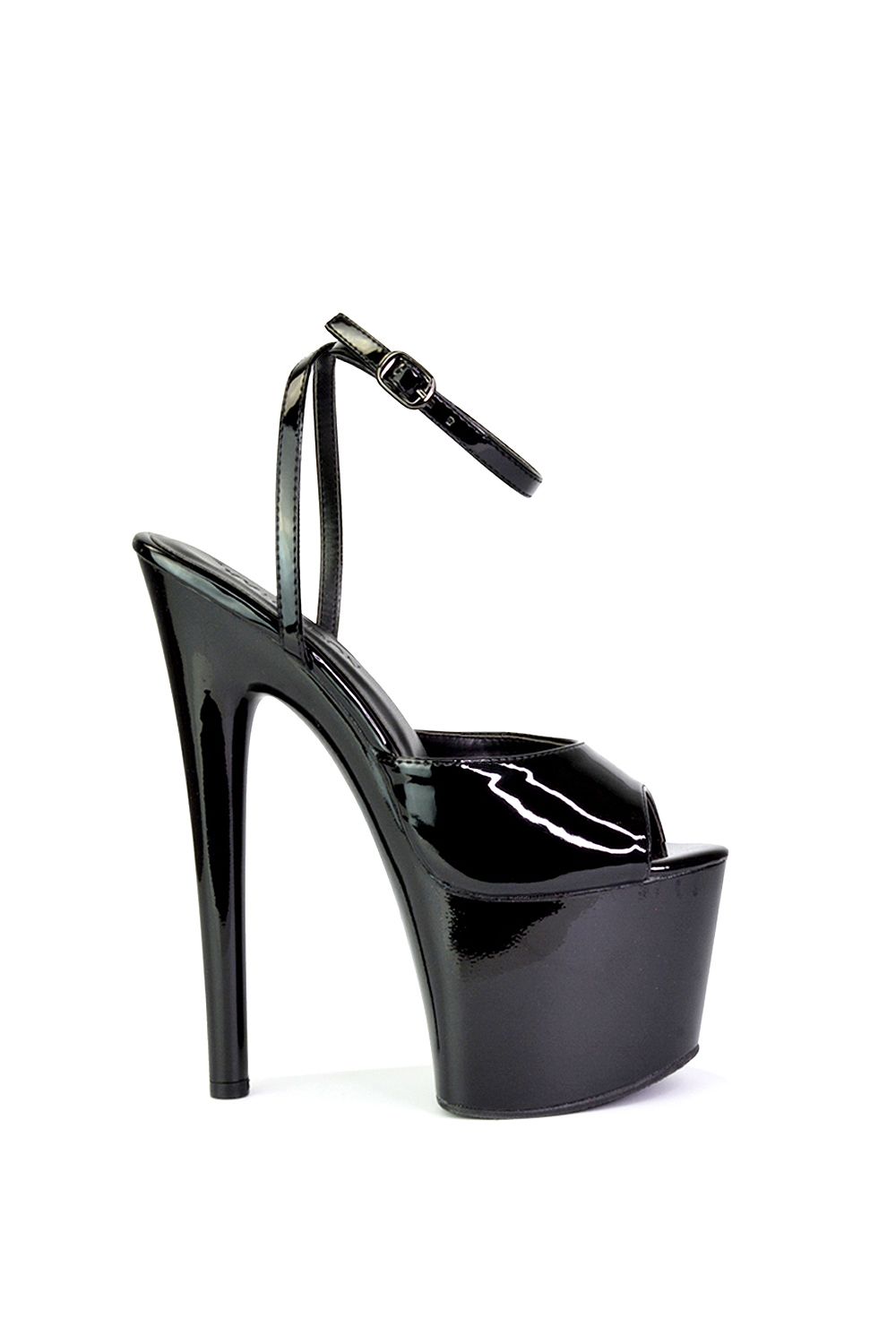 XY London 'Sunshine' Strappy Peep Toe Stiletto High Heel Platform Shoes image 1