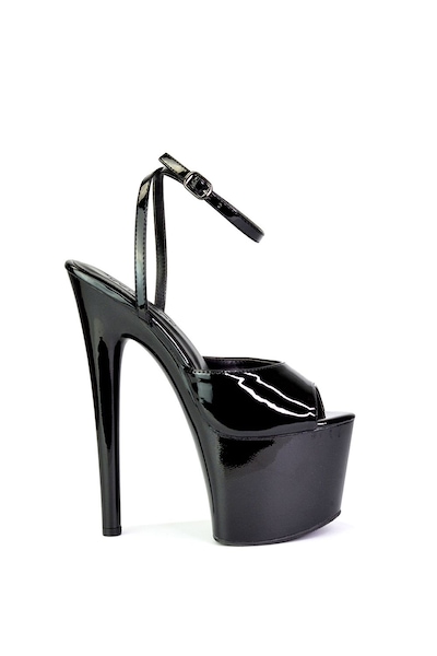 XY London 'Sunshine' Strappy Peep Toe Stiletto High Heel Platform Shoes