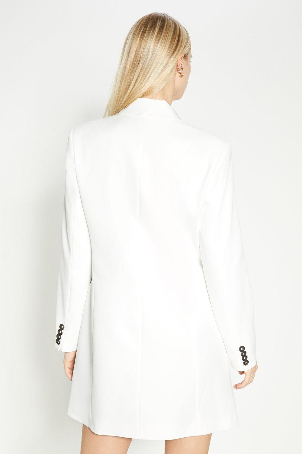 Oasis Rachel Stevens Mono Contrast Blazer Dress Mono image 3