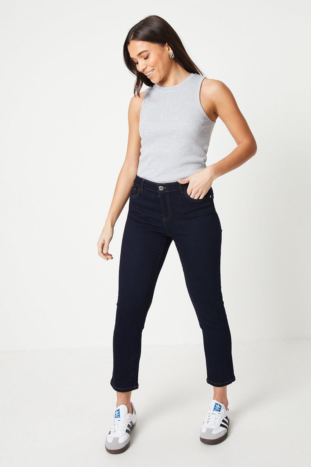 Dorothy Perkins Petite Comfort Stretch Slim Jeans Indigo image 4