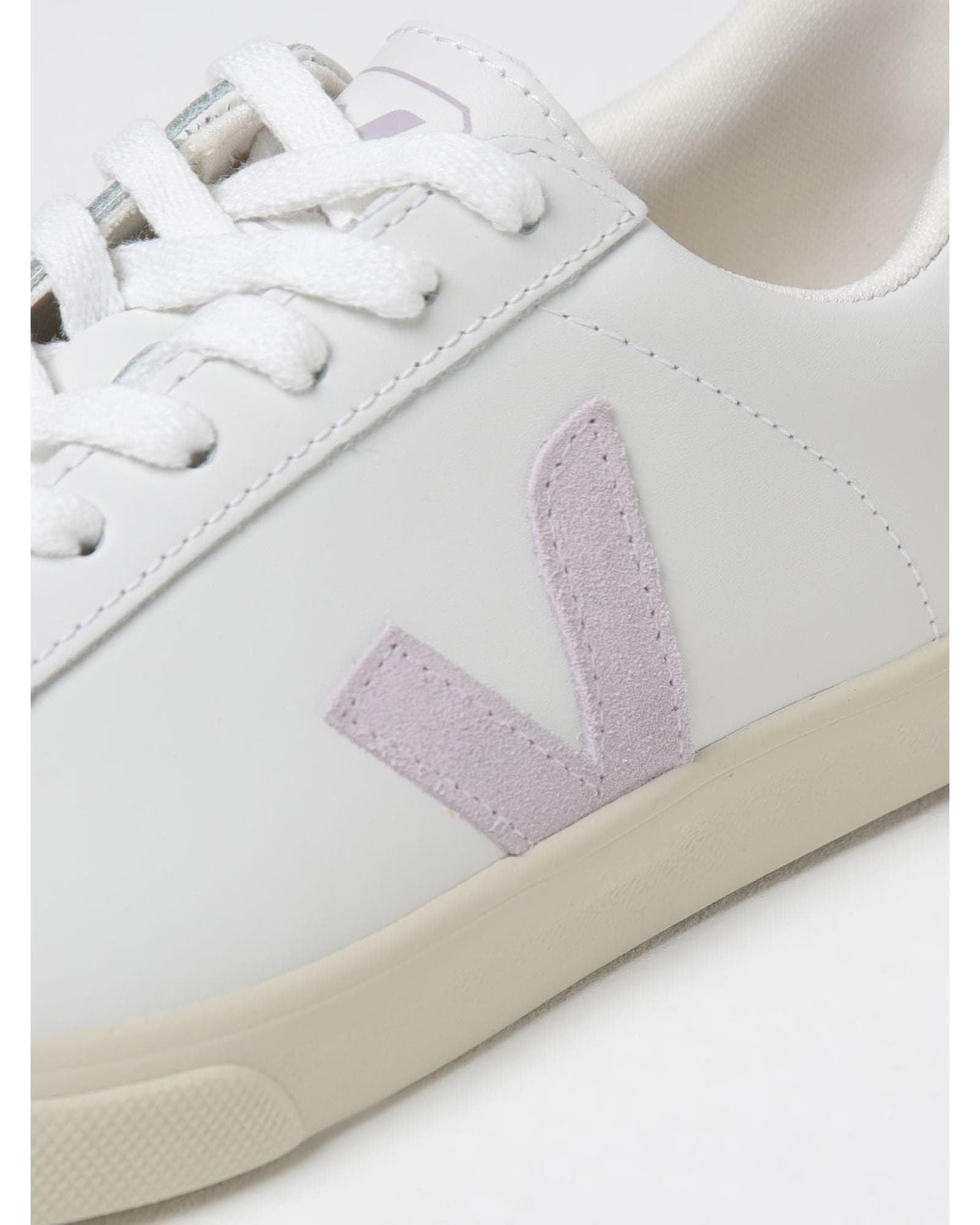Veja Campo WhiteLavender Leather Sneakers Wo image 4