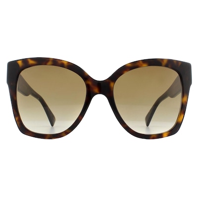 Gucci Cat Eye Havana Brown Gradient Sunglasses