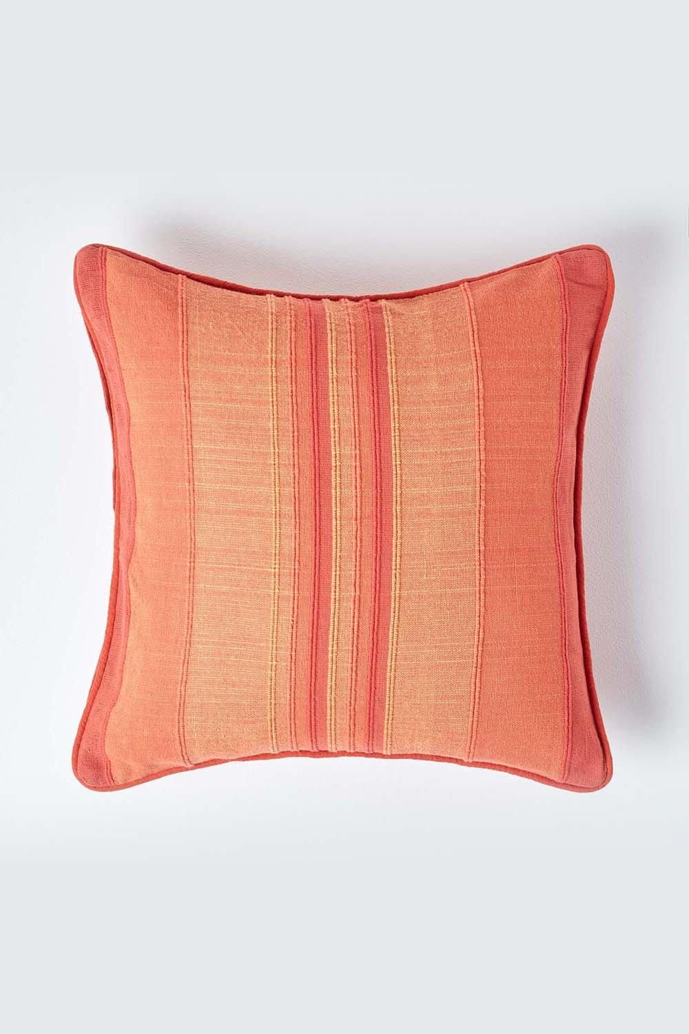 Homescapes Cotton Striped Morocco Cushion Cover image 1