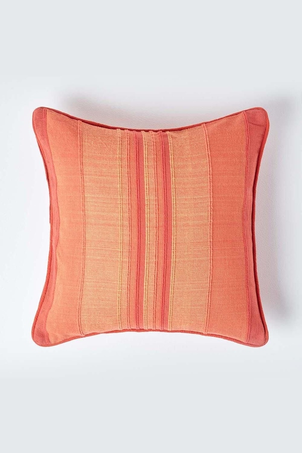 Homescapes Cotton Striped Morocco Cushion Cover