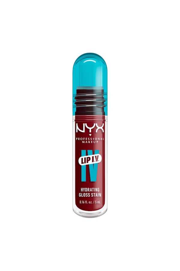 NYX Professional Makeup Lip IV Hydrating Gloss Stain, Lip Gloss 5ml Cranberry Splash