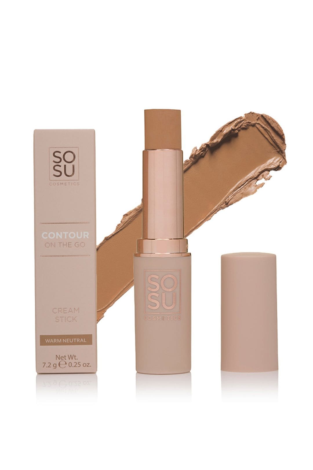 SOSU Cosmetics Contour On The Go Cream Stick 7.2g Warm Netural image 1