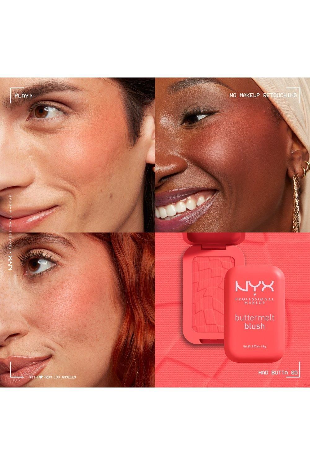 NYX Professional Makeup Buttermelt Blush Powder Blush Had Butta image 5