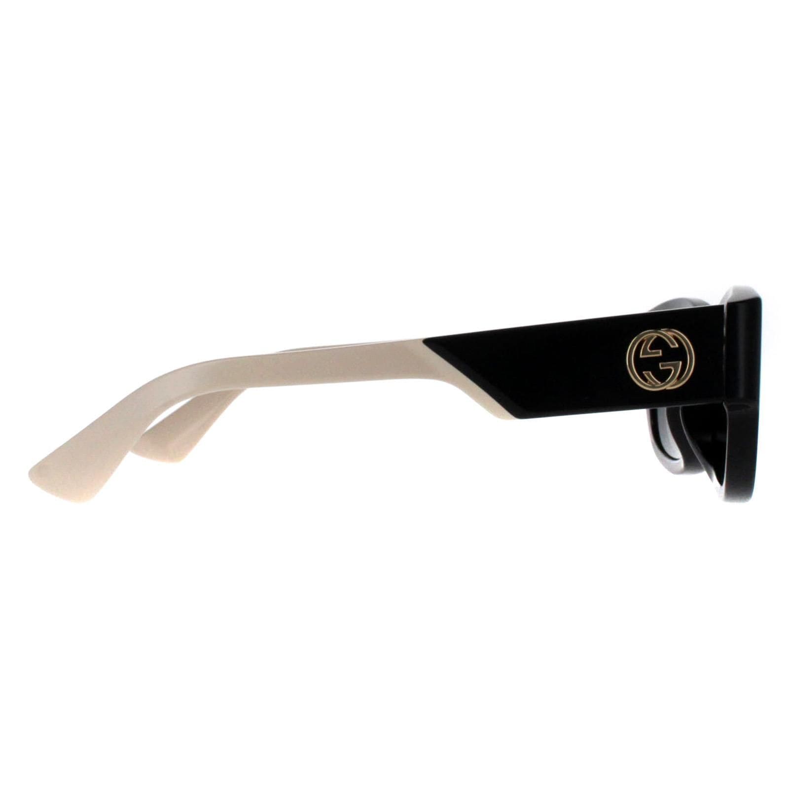 Gucci Square Black with Ivory Grey GG1667SK image 4
