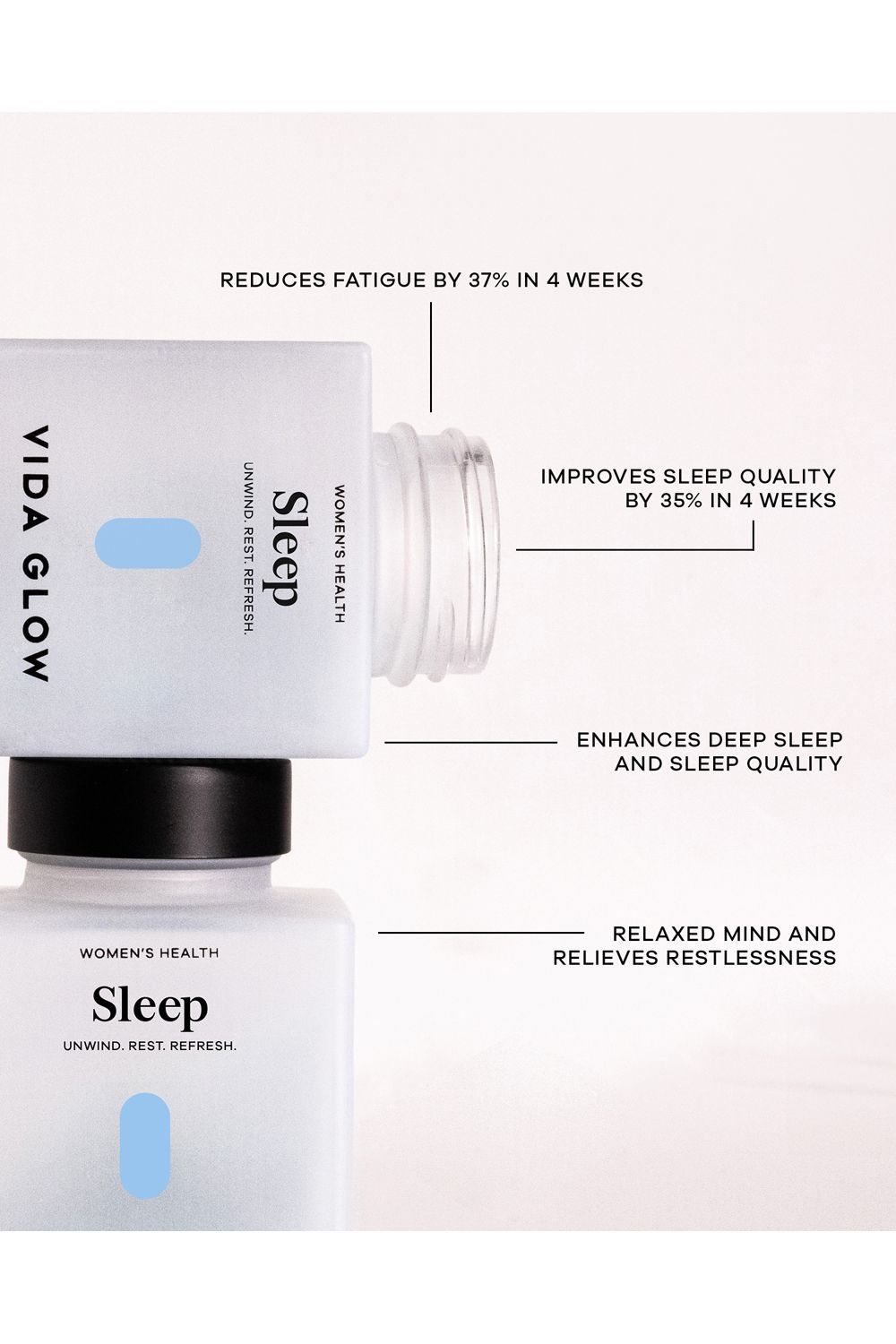 Vida Glow Women's Health Sleep 30 Capsules Multi image 3