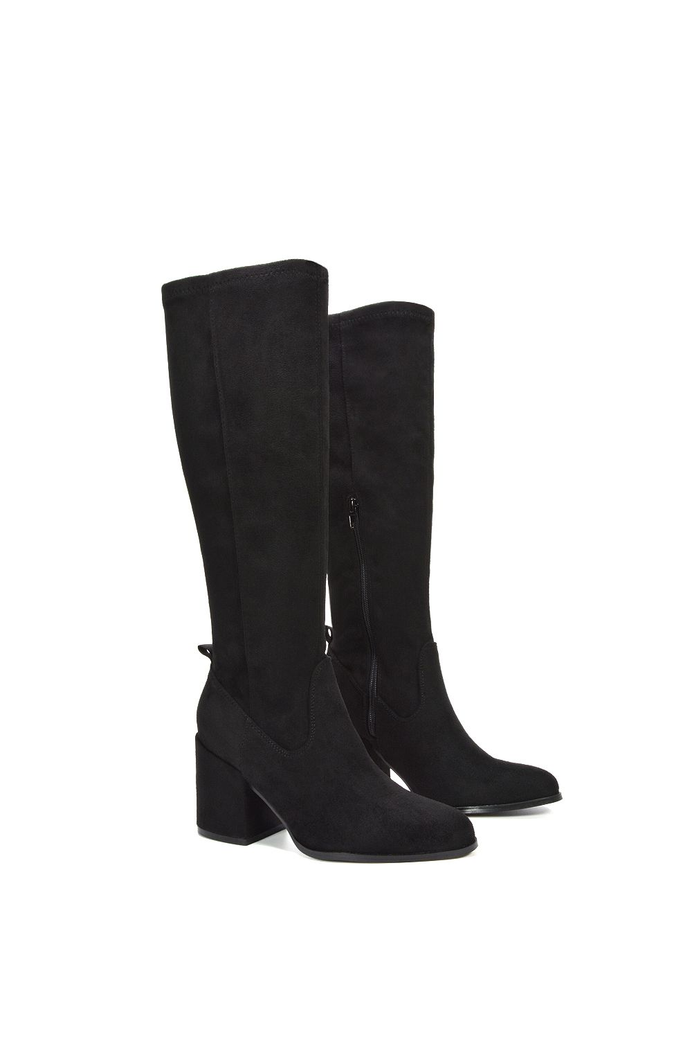 XY London 'Tatum' Knee High Block Heeled Boots image 5
