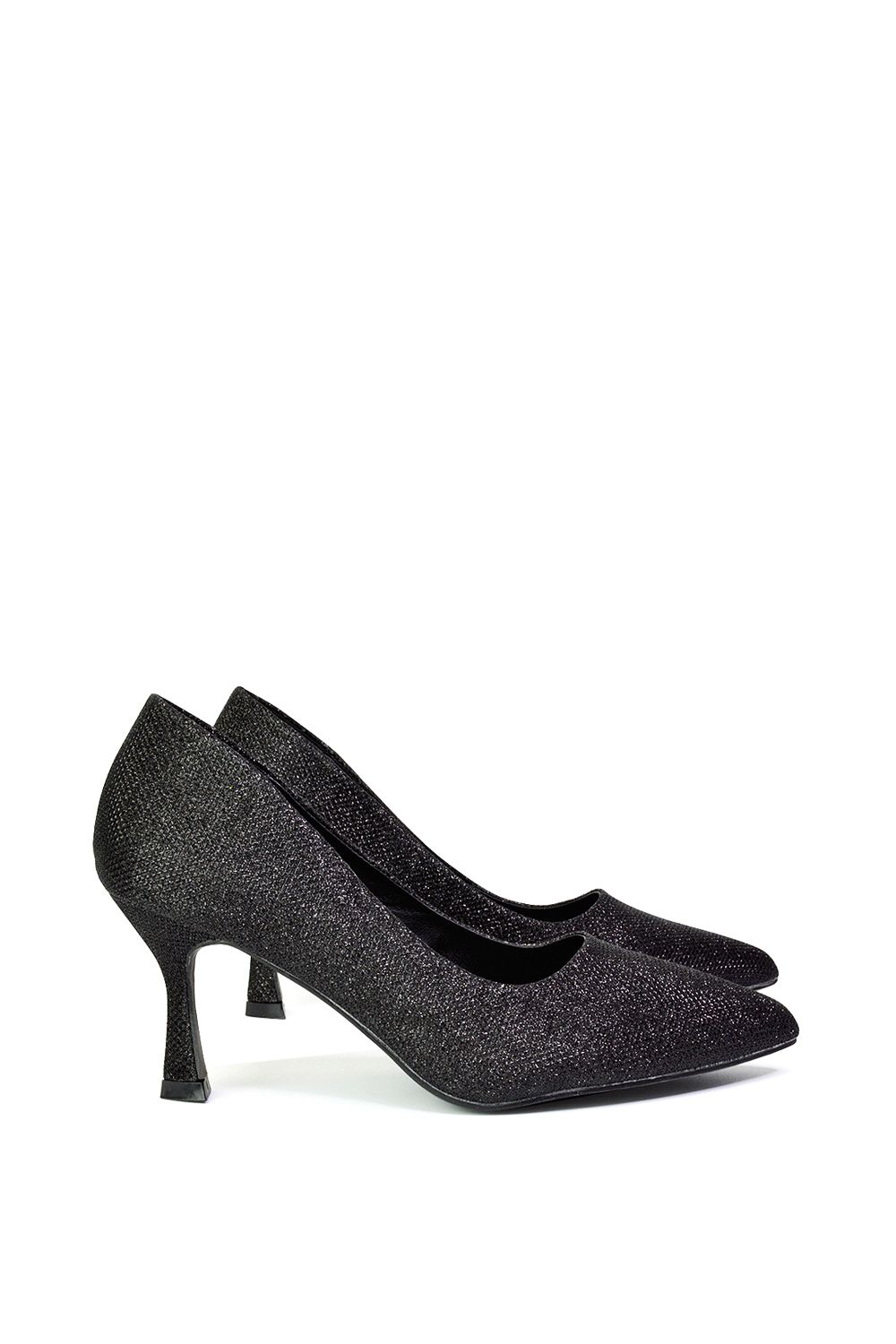 XY London 'Romi' Pointed Toe Court Shoes Mid Stiletto Heels image 2