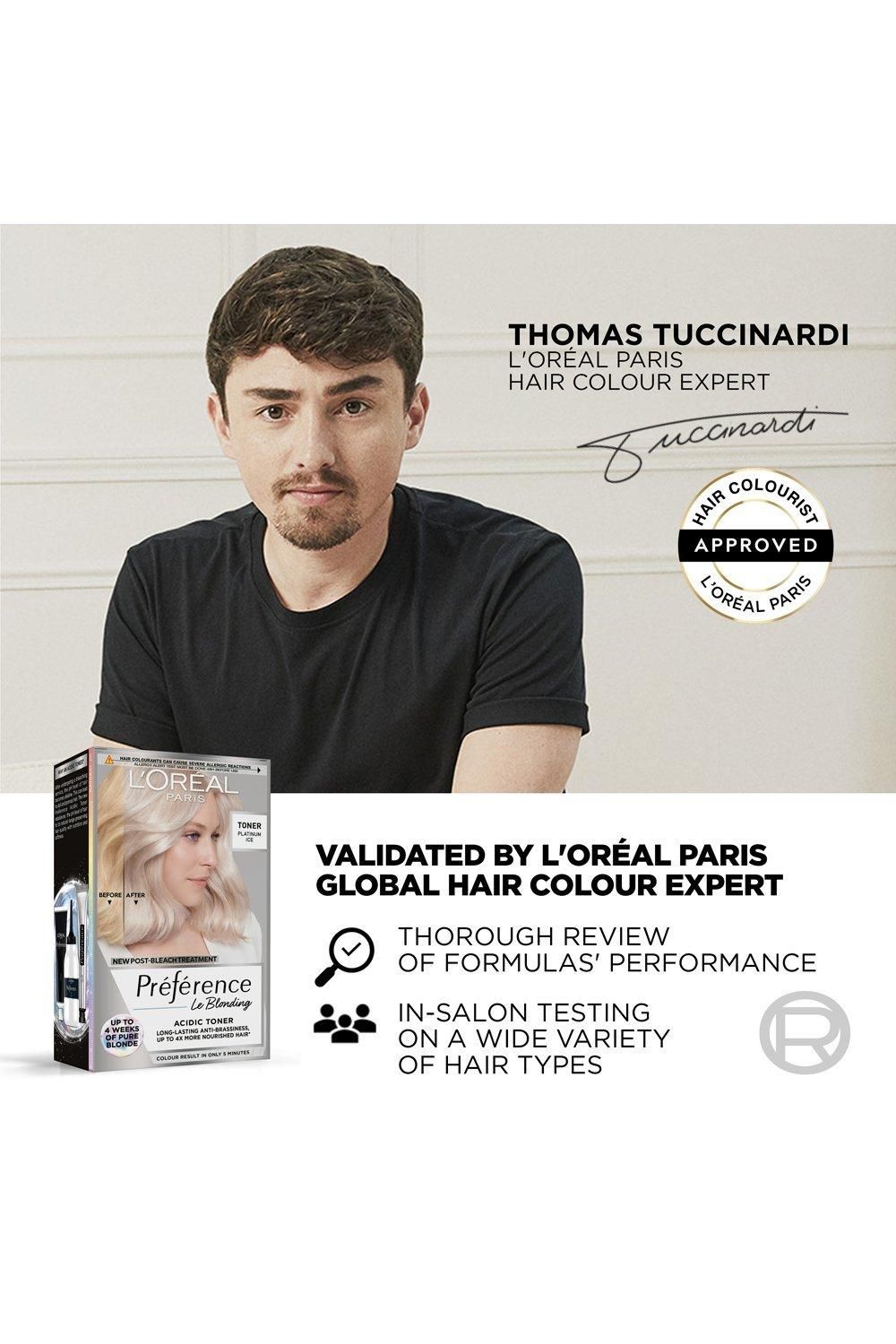 L'Oréal Paris Préférence Le Blonding Acidic Toner - Platinum Ice Multi image 5