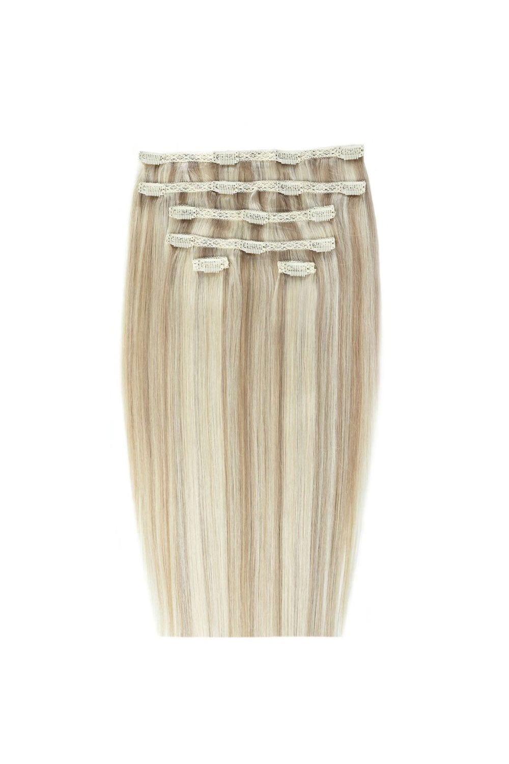 Beauty Works 20" Double Hair Set Clip-In Extensions 210g Champagne Blonde