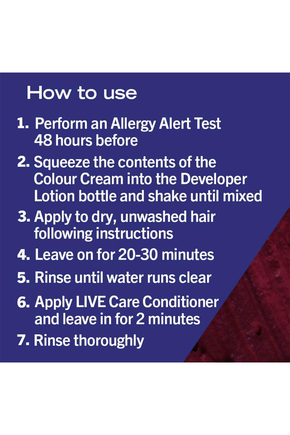 Schwarzkopf Live Intense Urban 'Hair Dye' U68 Ruby Glaze 3 Pack image 4