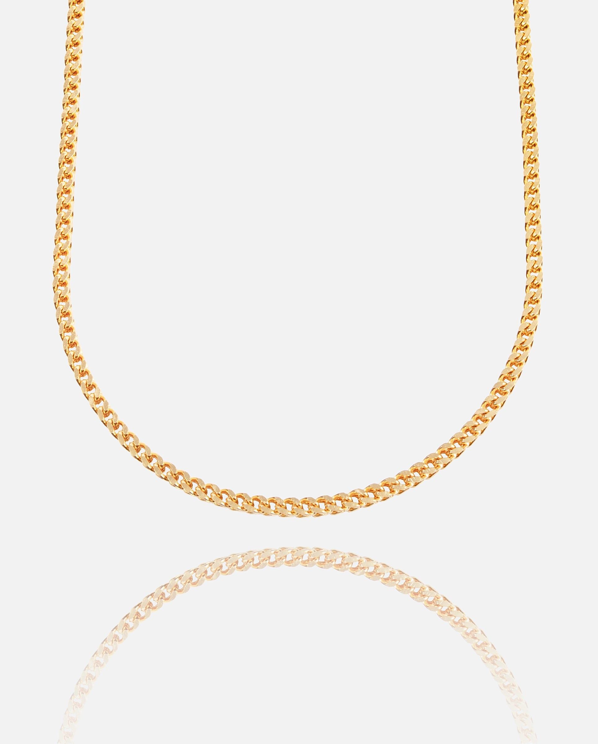 Cernucci 3mm Franco Chain - Gold image 1