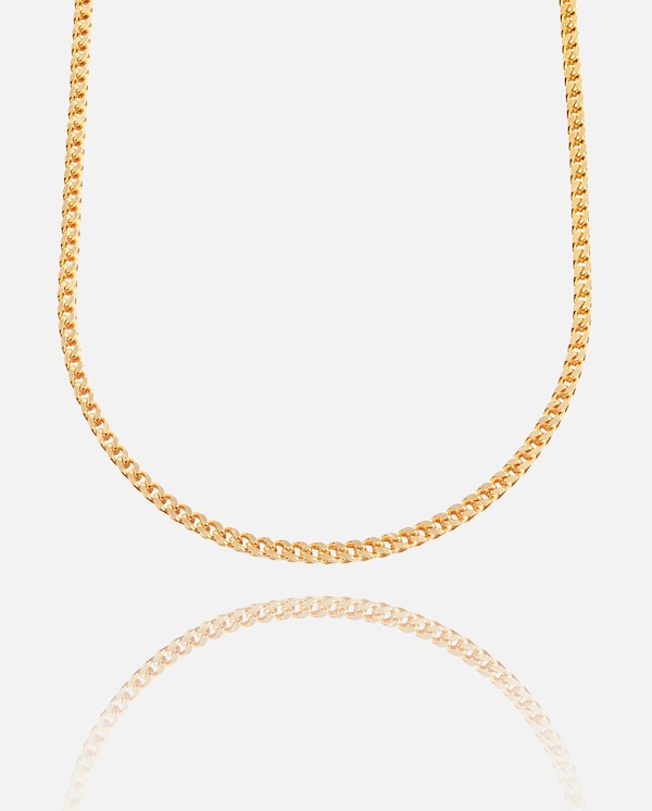 Cernucci 3mm Franco Chain - Gold