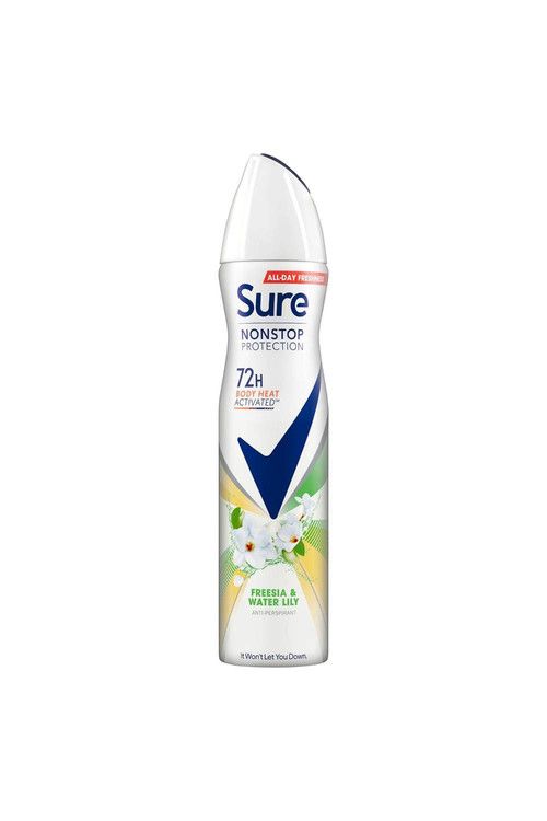Sure Women 'Antiperspirant' 72H Protection Freesia & Water Lily Deo,3x250ml image 2