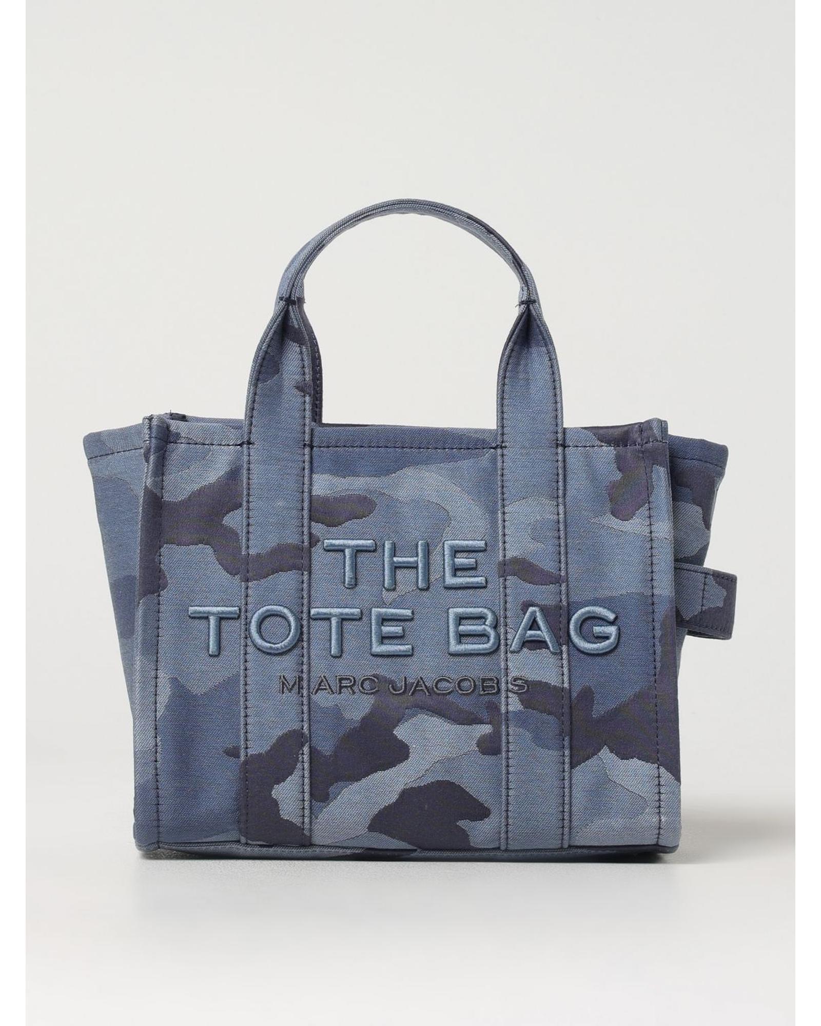 Marc Jacobs Mini Tote Camouflage Embroidery Wo - Blue Handbags image 1