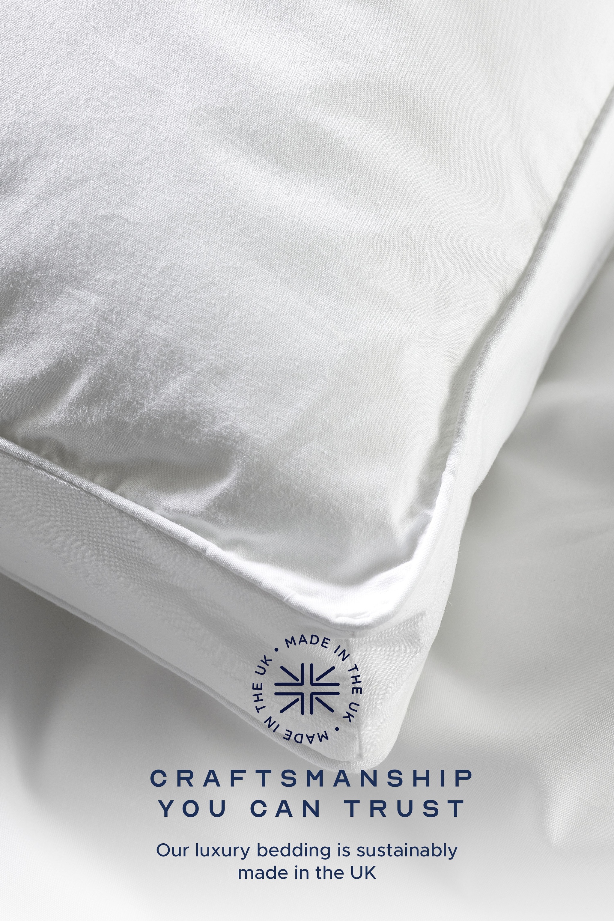 Snuggledown 2 Pack Hotel Luxurious Back Sleeper Medium Support Pillow image 5