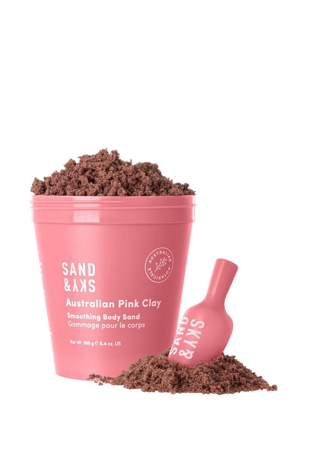 Sand & Sky Australian Pink Clay - Smoothing Body Sand 180g Multi image 8