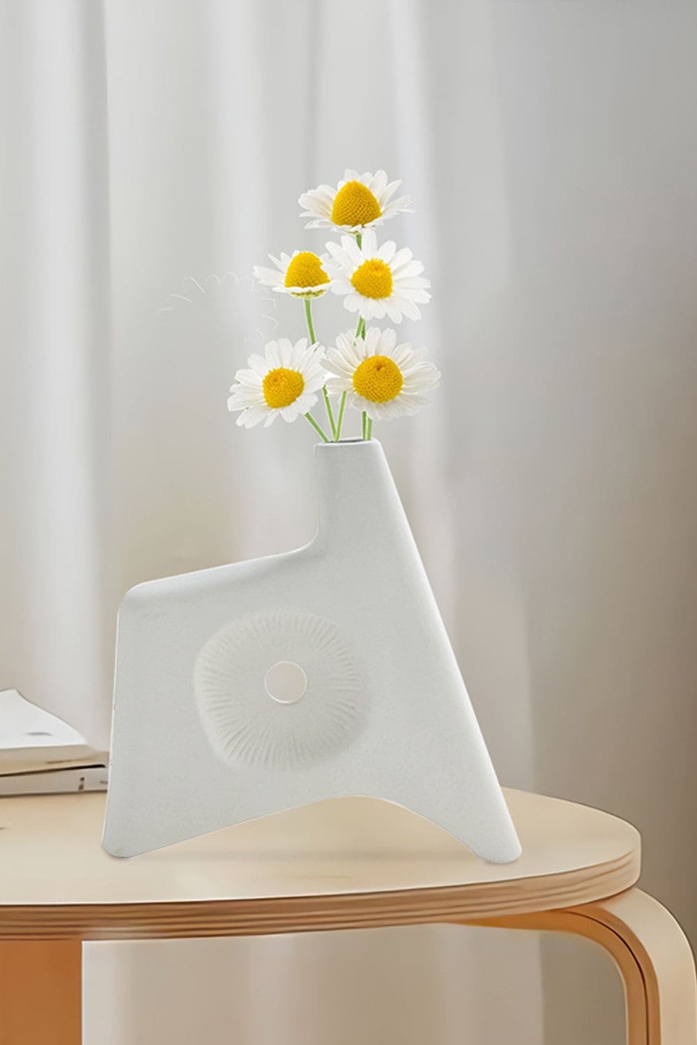 Living and Home Reductive Ceramic Vase Ornament image 1