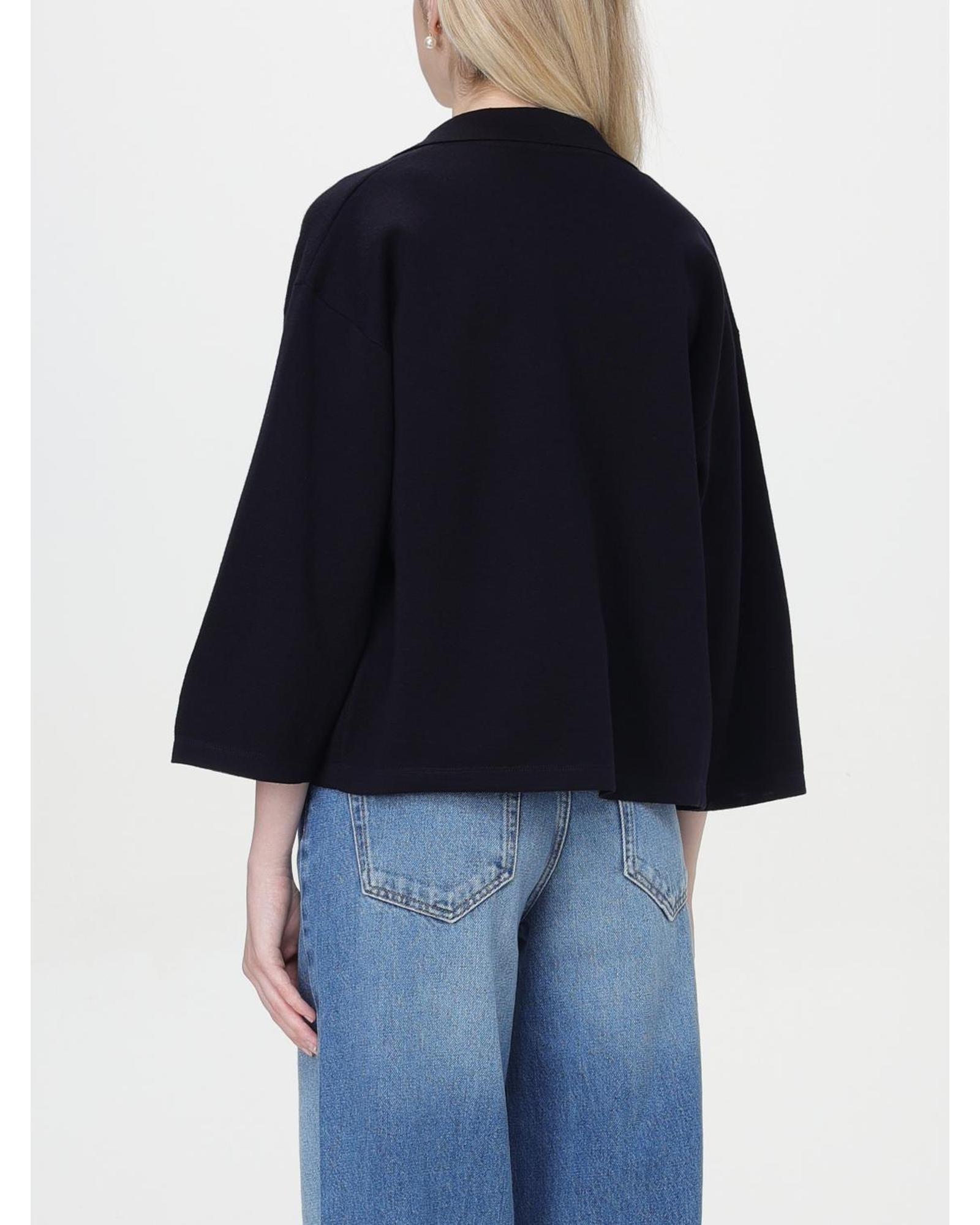 Valentino VNeck Knitwear Pullover Wo - Blue Sweaters image 2