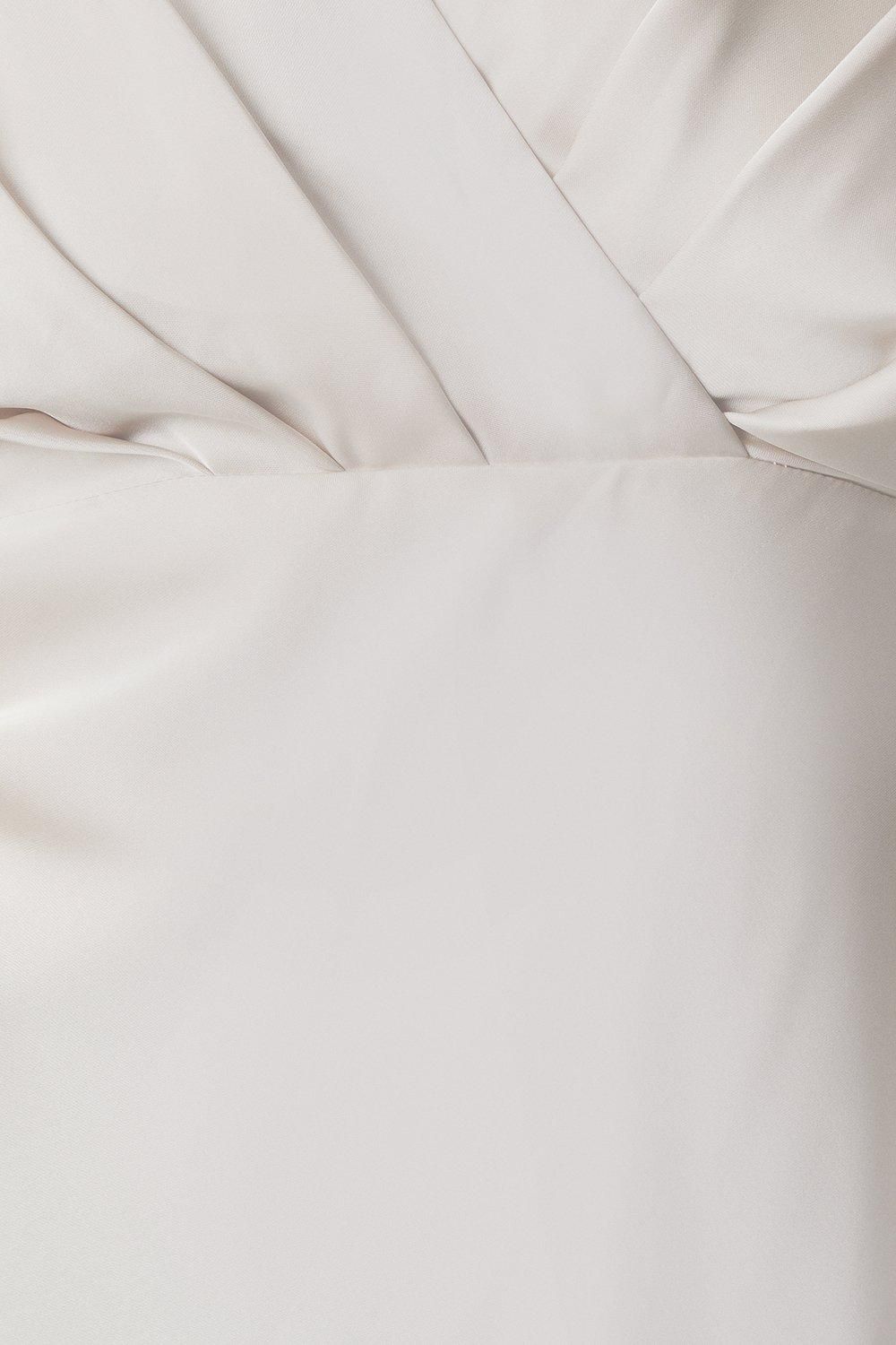 Coast Batwing Sleeve Satin Fishtail Bridesmaid Dress Champagne image 5