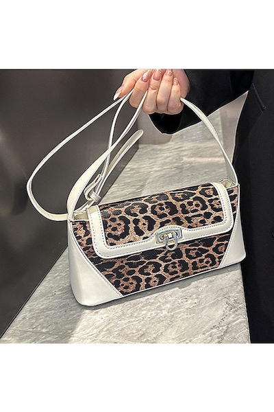 XY London 'Tiff' Women's Leopard Pattern Shoulder Bag