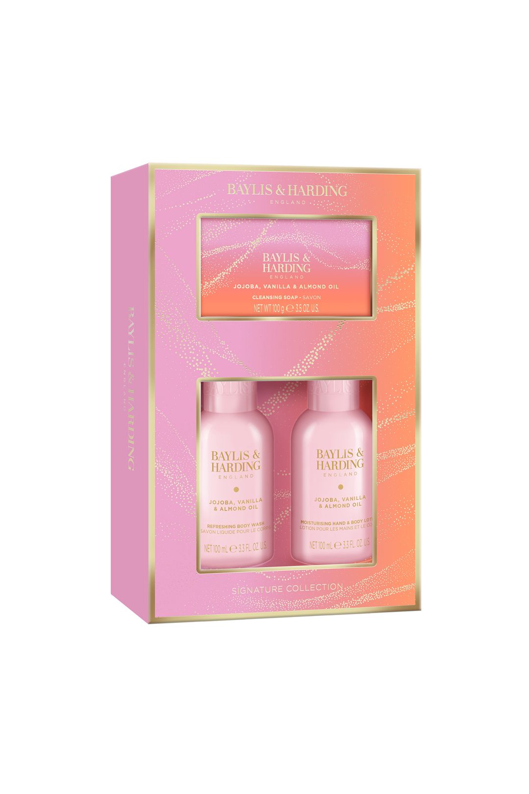 Baylis & Harding Jojoba, Vanilla & Almond Oil Make Me Sparkle Bathing Gift Set Multi image 2