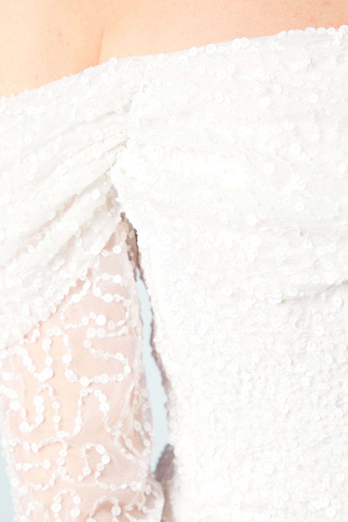 Coast Bardot Long Sleeve Corset Bridal Jumpsuit Ivory image 5