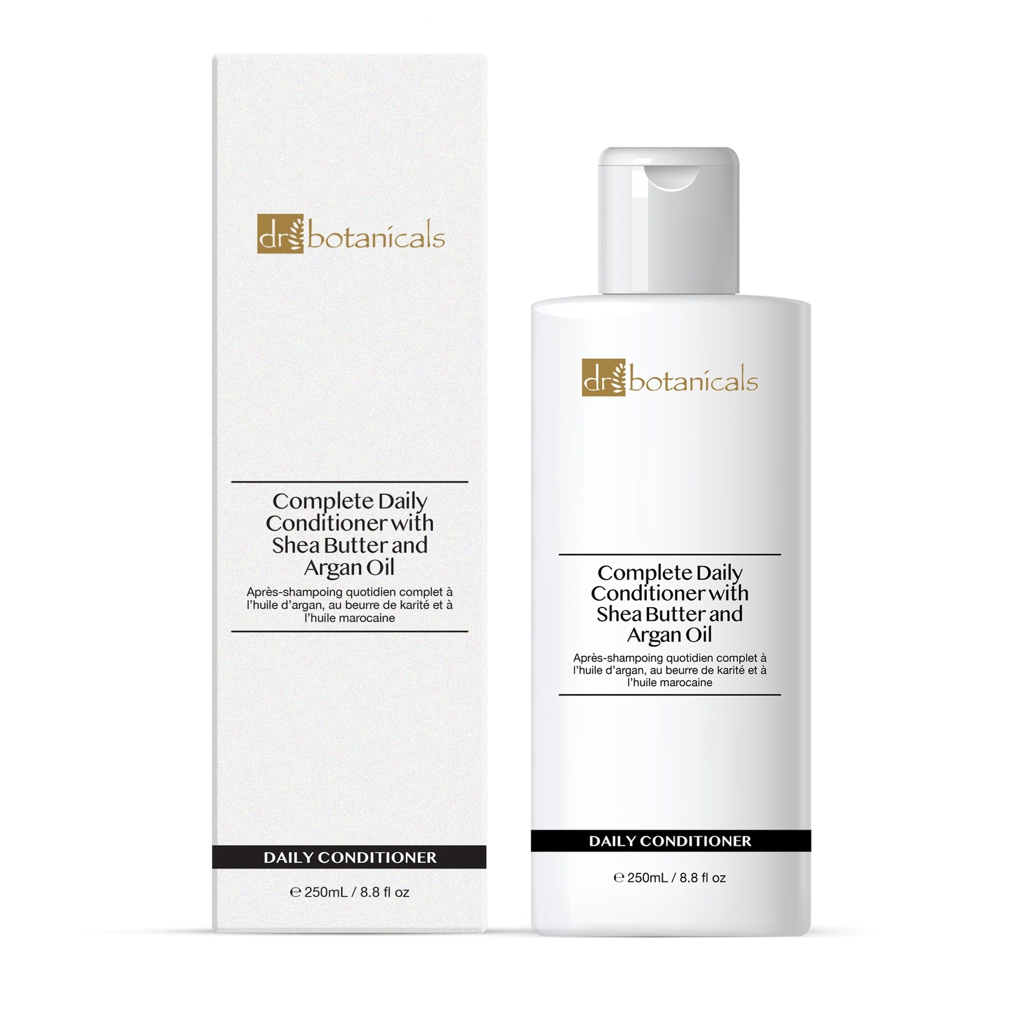 Dr. Botanicals Moroccan Oil, Shea Butter & Argan Oil Complete Daily Conditioner 250ml image 2