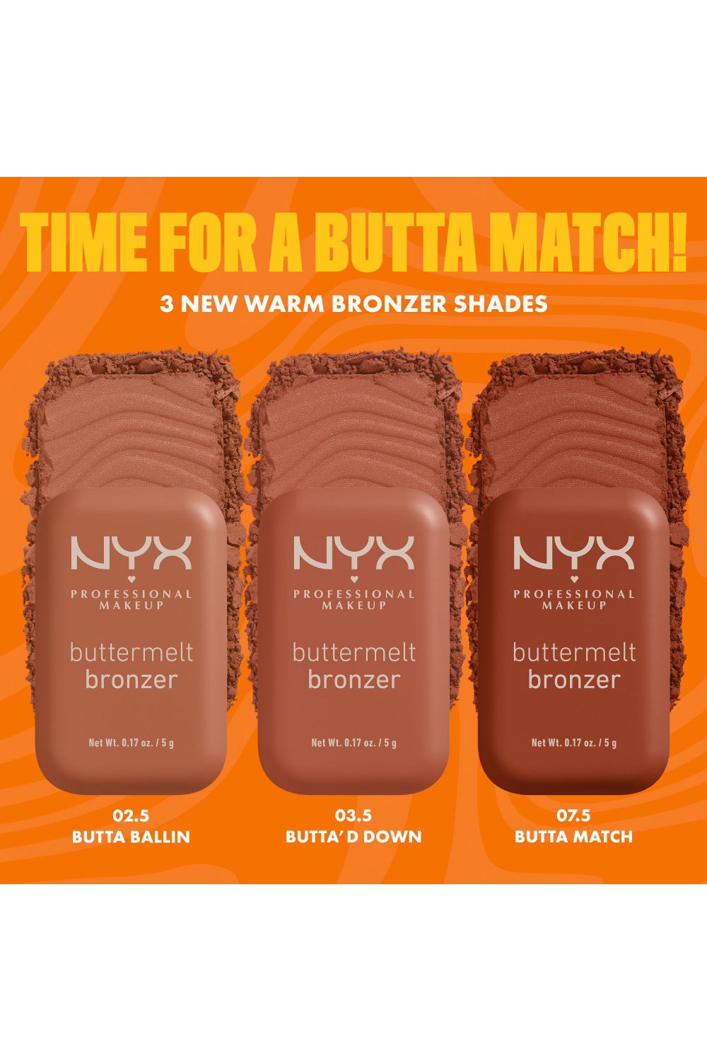 NYX Professional Makeup Buttermelt Bronzer Powder Bronzer 5g Buttad Down image 9