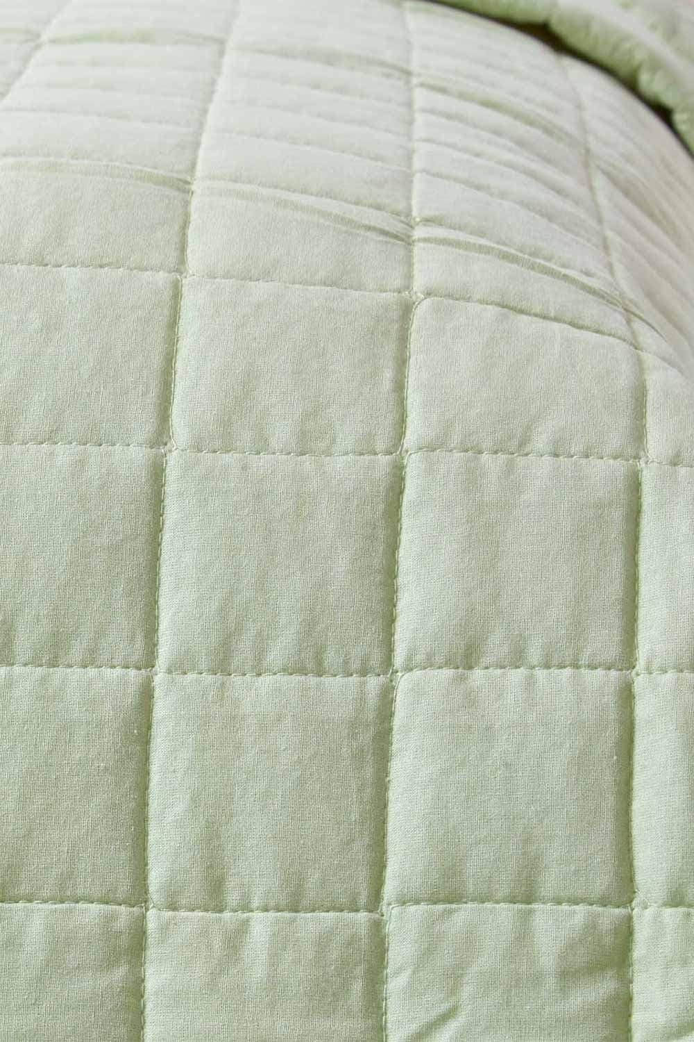 Homescapes Cotton Quilted Reversible Bedspread image 3