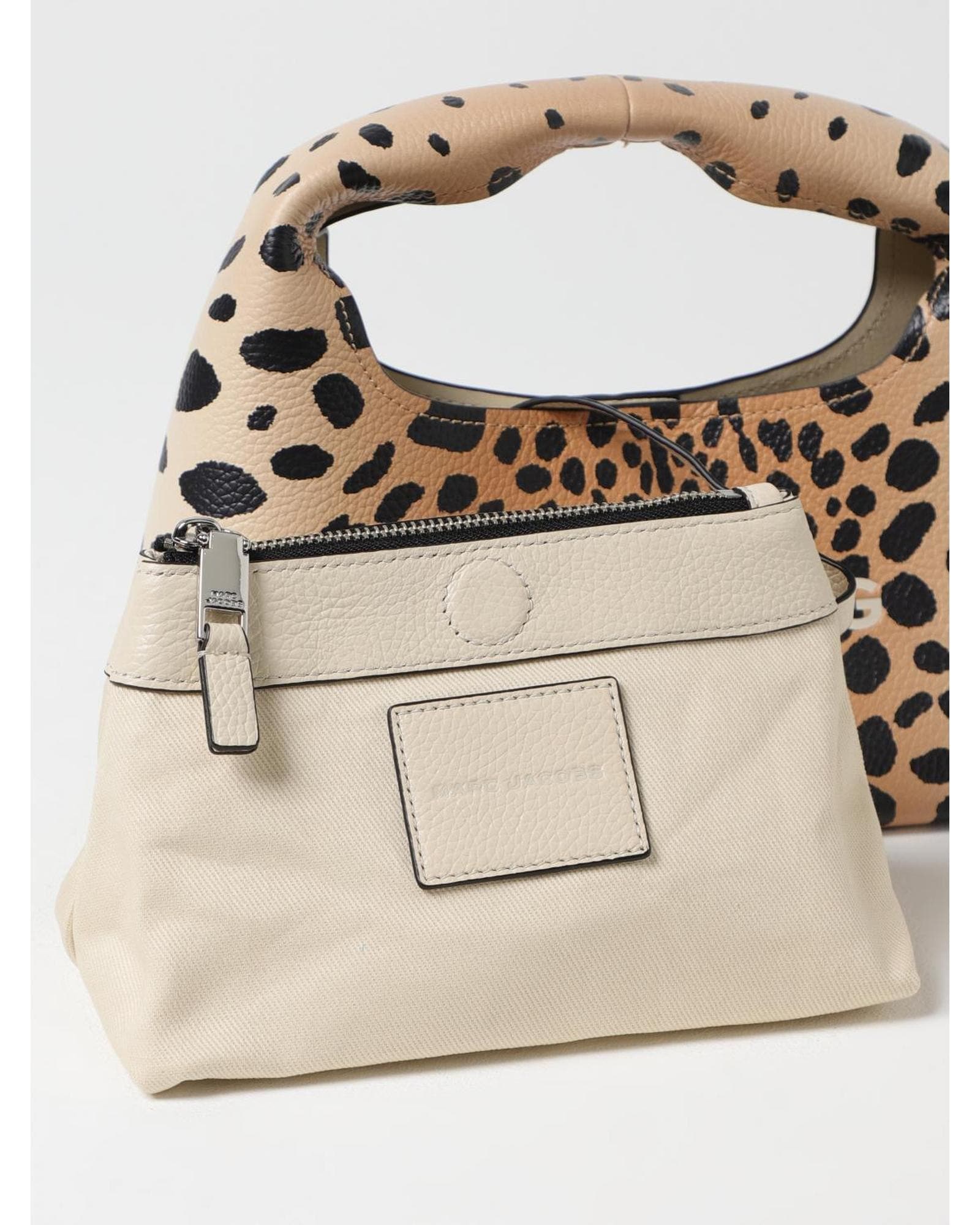 Marc Jacobs Mini Sack Bag Leopard Print Wo - Black Clutch Bags image 3