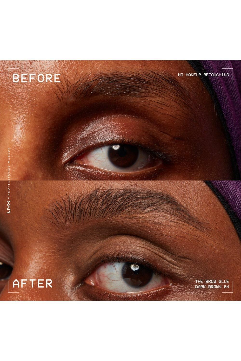 NYX Professional Makeup Brow Glue Instant Brow Styler Dark Brown image 9