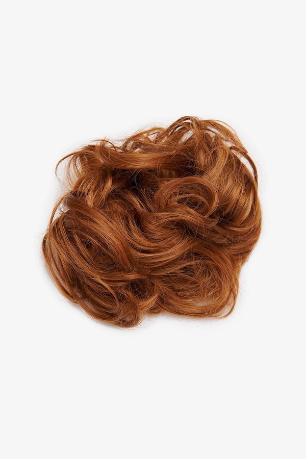 Lullabellz Premium Messy Bun Hair Up Scrunchie Mixed Auburn