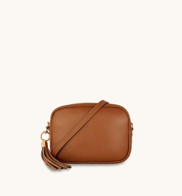 Apatchy London The Tassel Leather Crossbody Bag