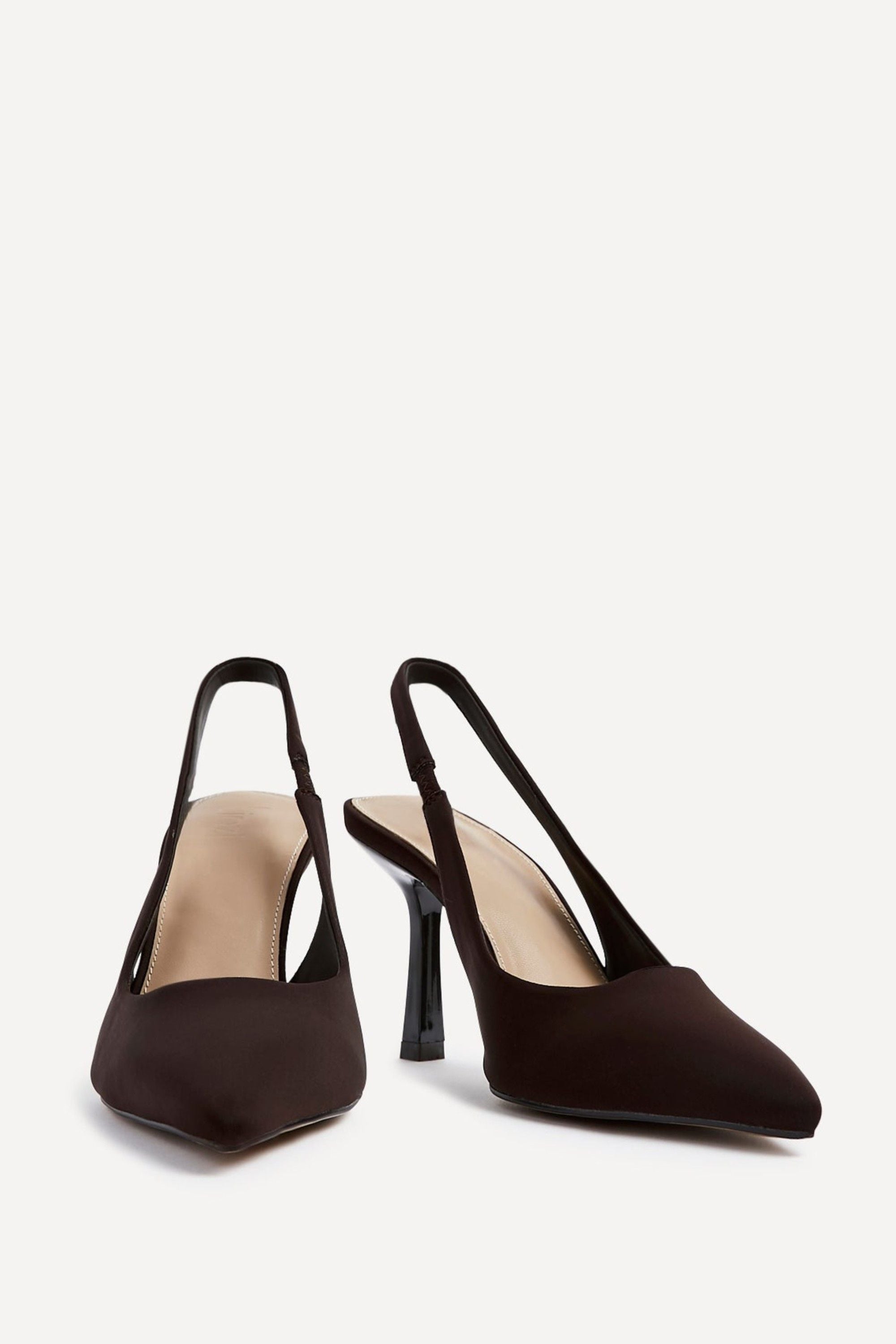 Linzi Dash Brown Scuba Court Heel image 3