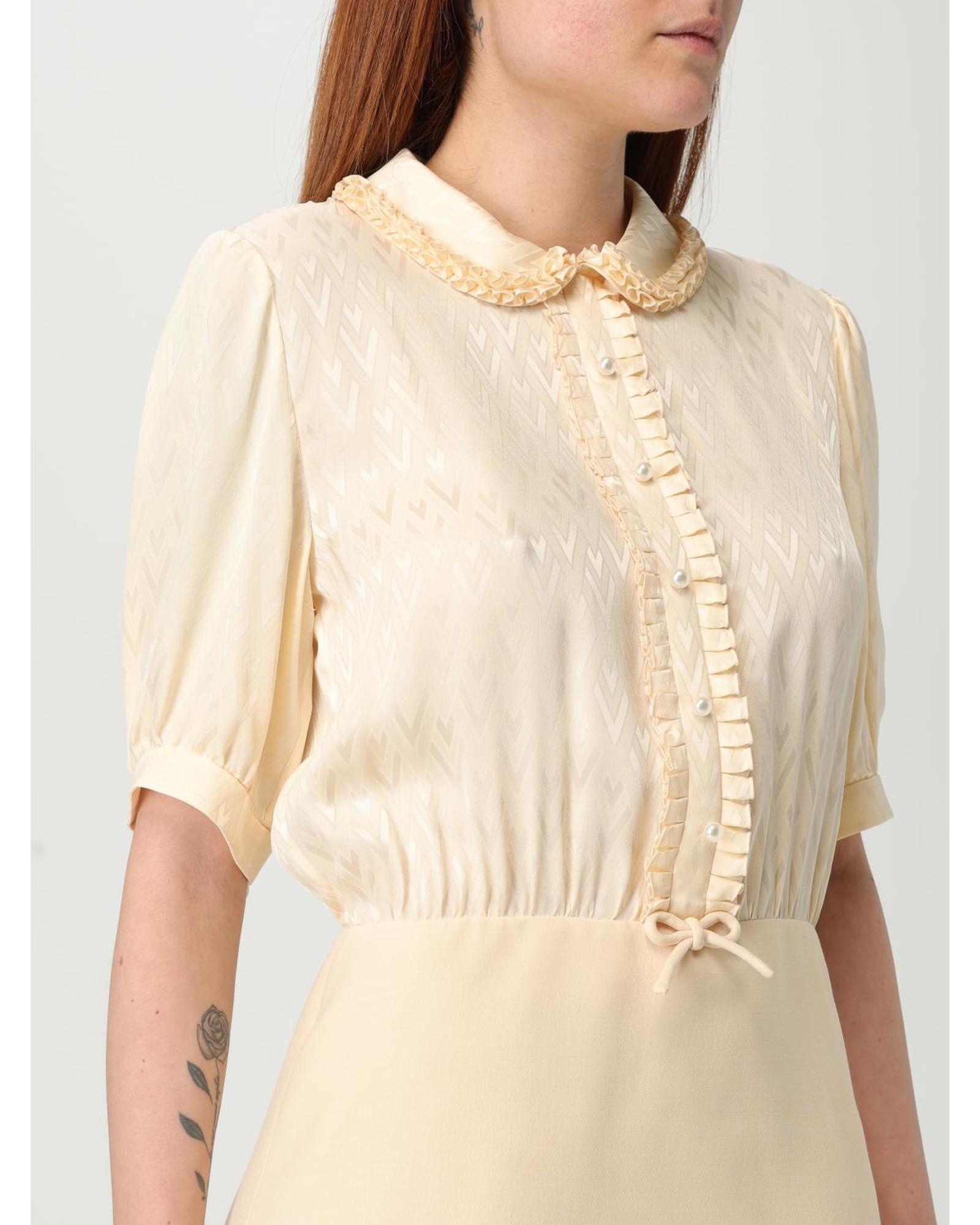 Valentino ALine Mini Dress Wo - Pink Dresses image 4